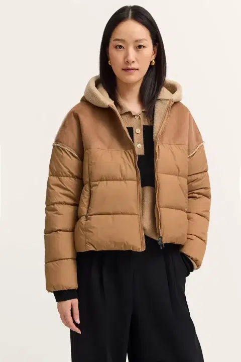 Beige Poplin Jacket