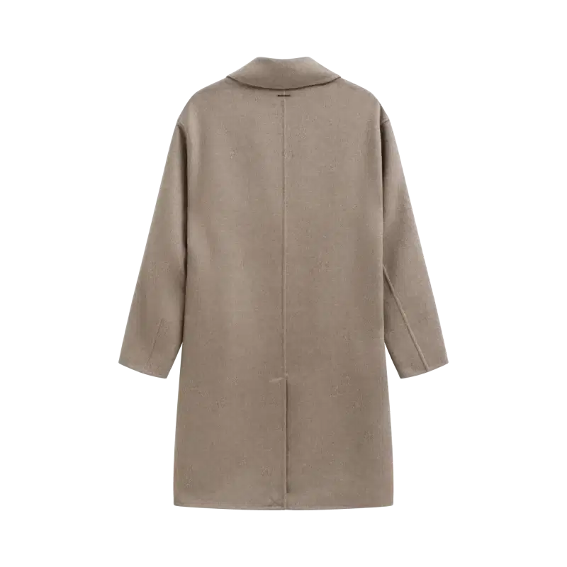 Beige Wool Coat - Image 5