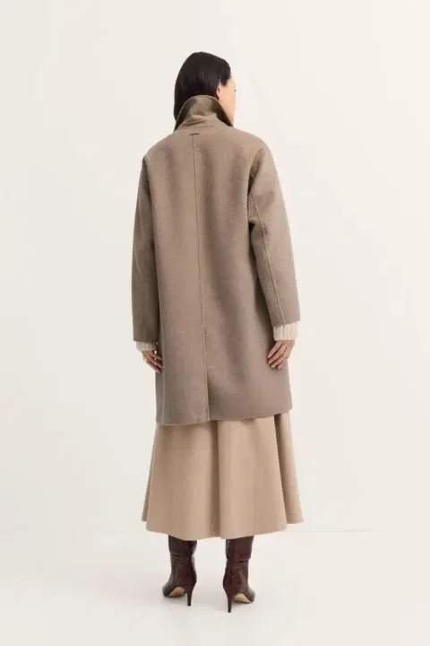Beige Wool Coat