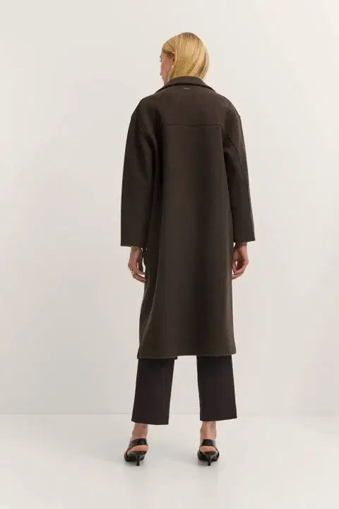 Brown Wool Coat