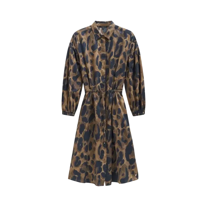 Leopard Print Midi Dress - Image 3