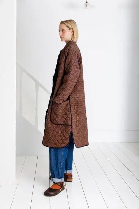 Aveline Coat Midnight/Tan