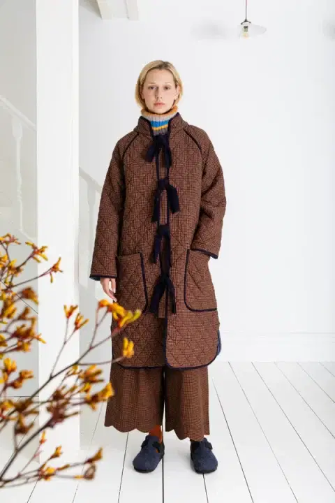 Aveline Coat Midnight/Tan