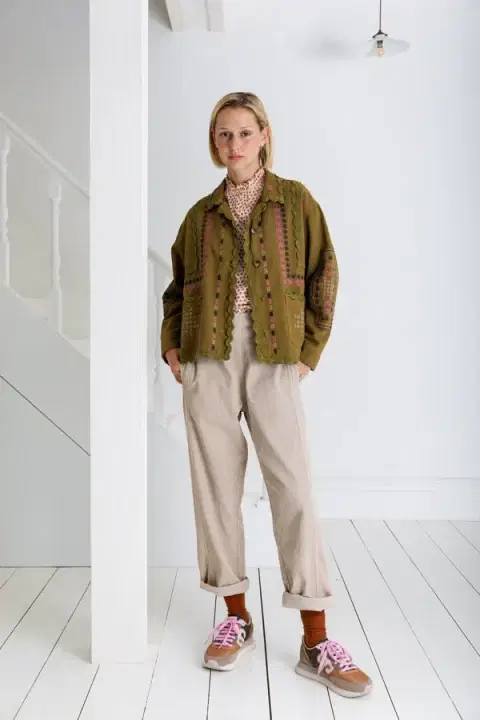 Genevieve Olive Jacket