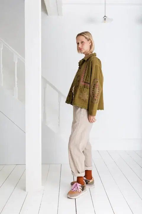Genevieve Olive Jacket
