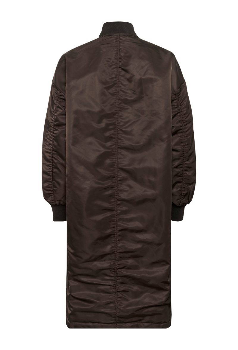 Helga Long Bomber Style Jacket - Image 3