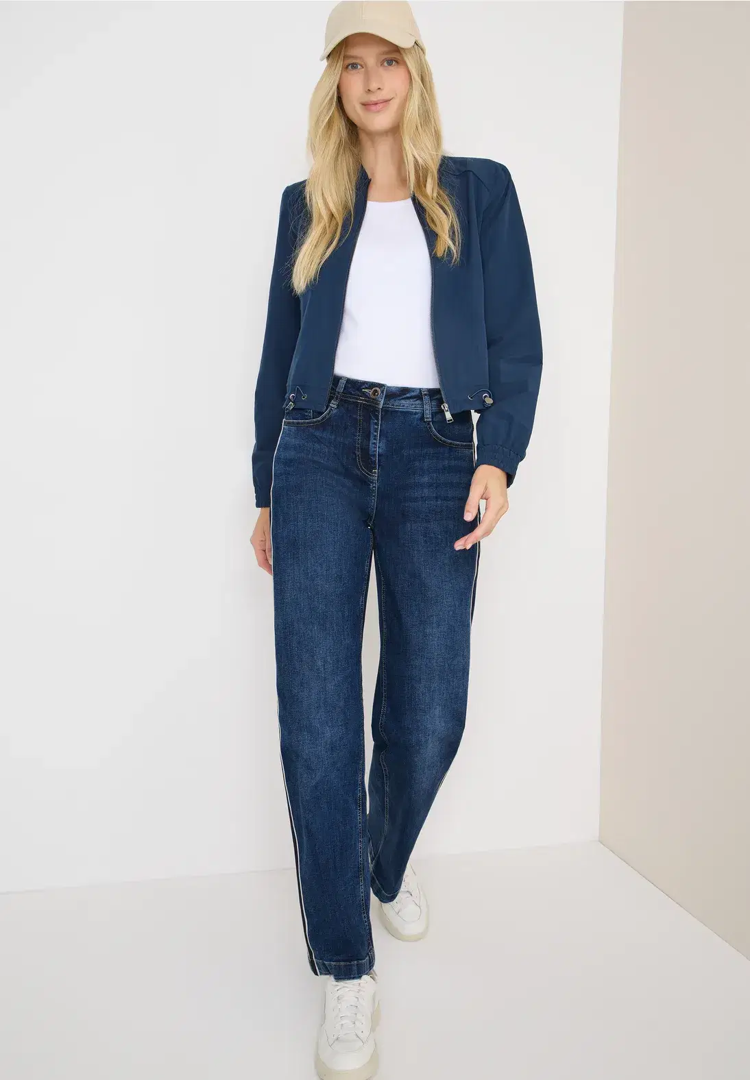 Cecil Nelle Stripe Jeans - Image 2