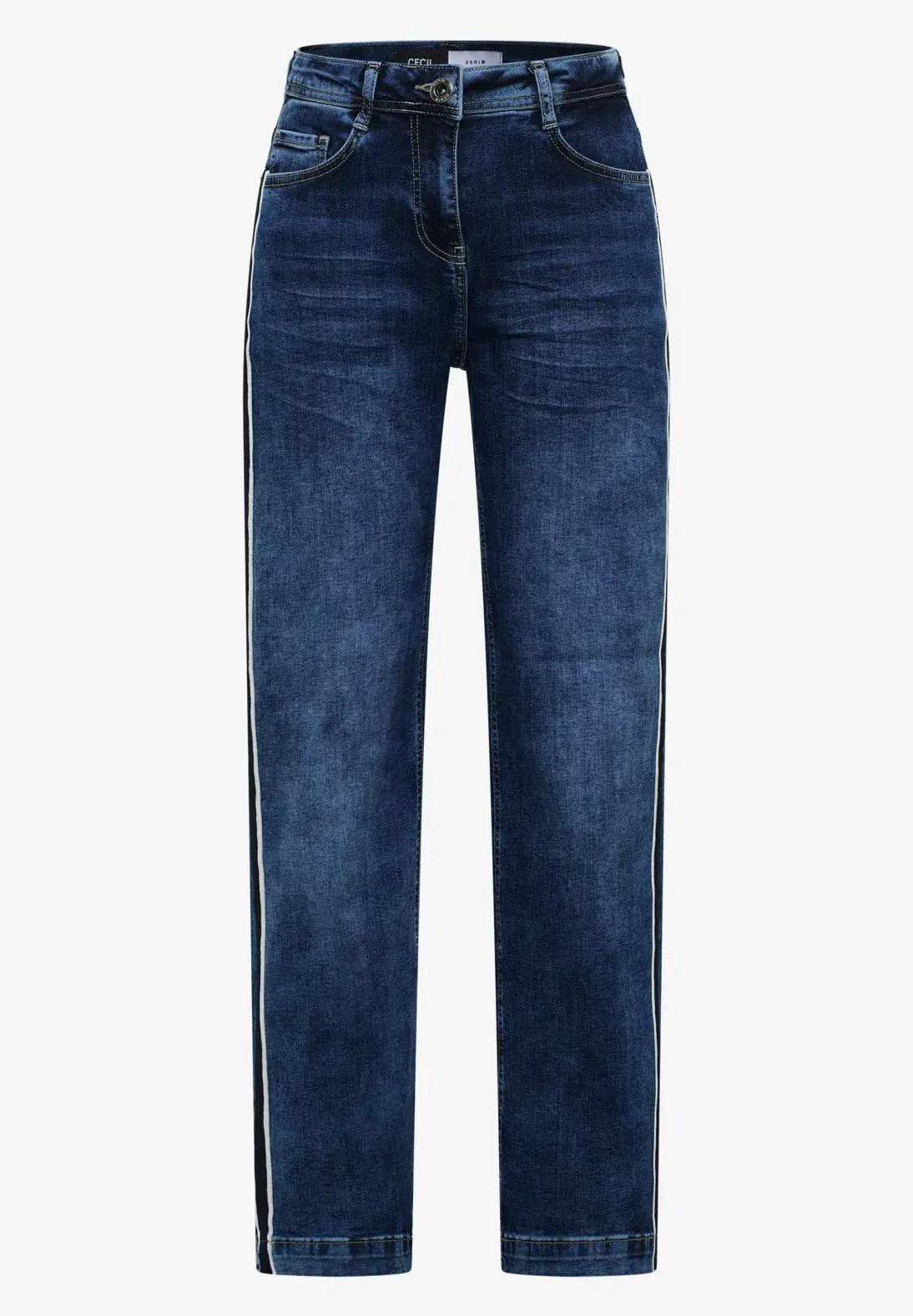 Cecil Nelle Stripe Jeans - Image 4