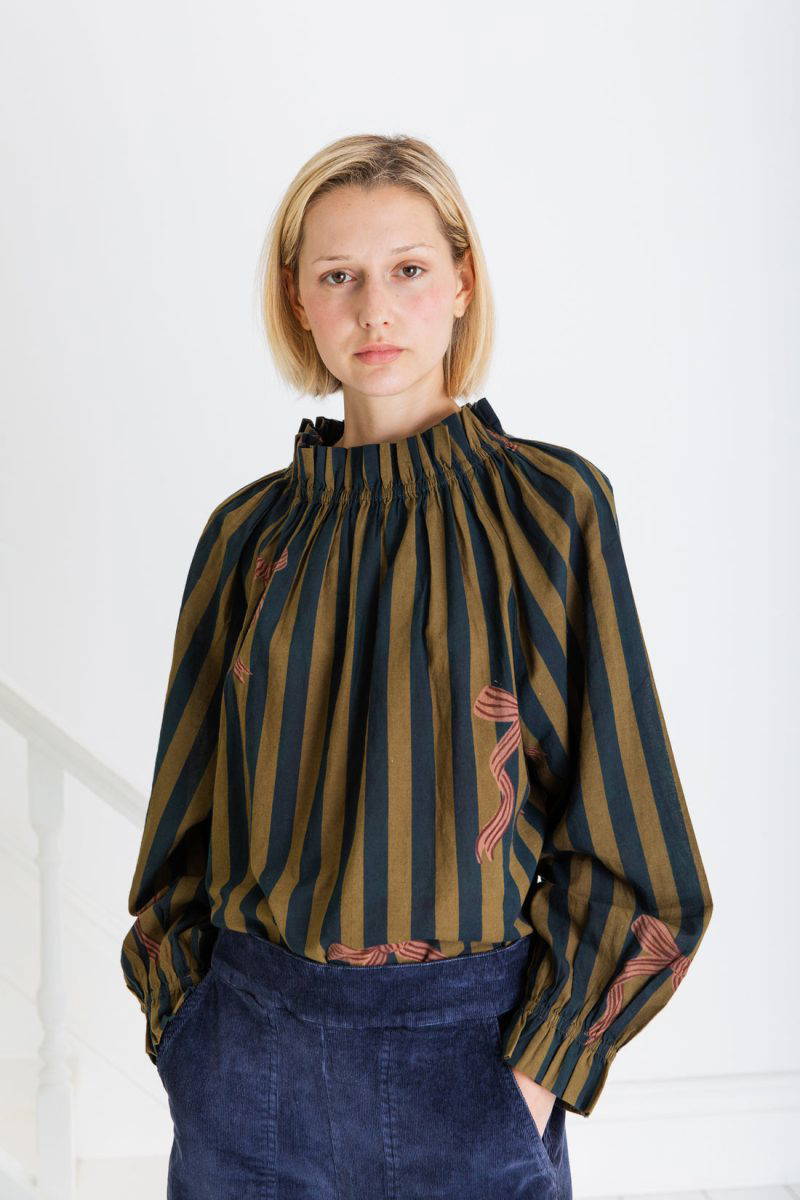 Margot Top Midnight/Olive - Image 3