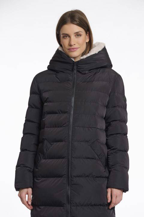 Keilafur Black & Stone  Coat