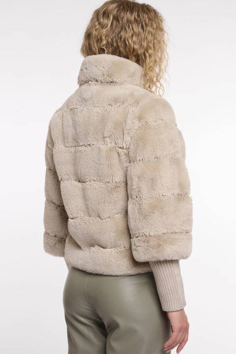 Feline Faux Fur Jacket