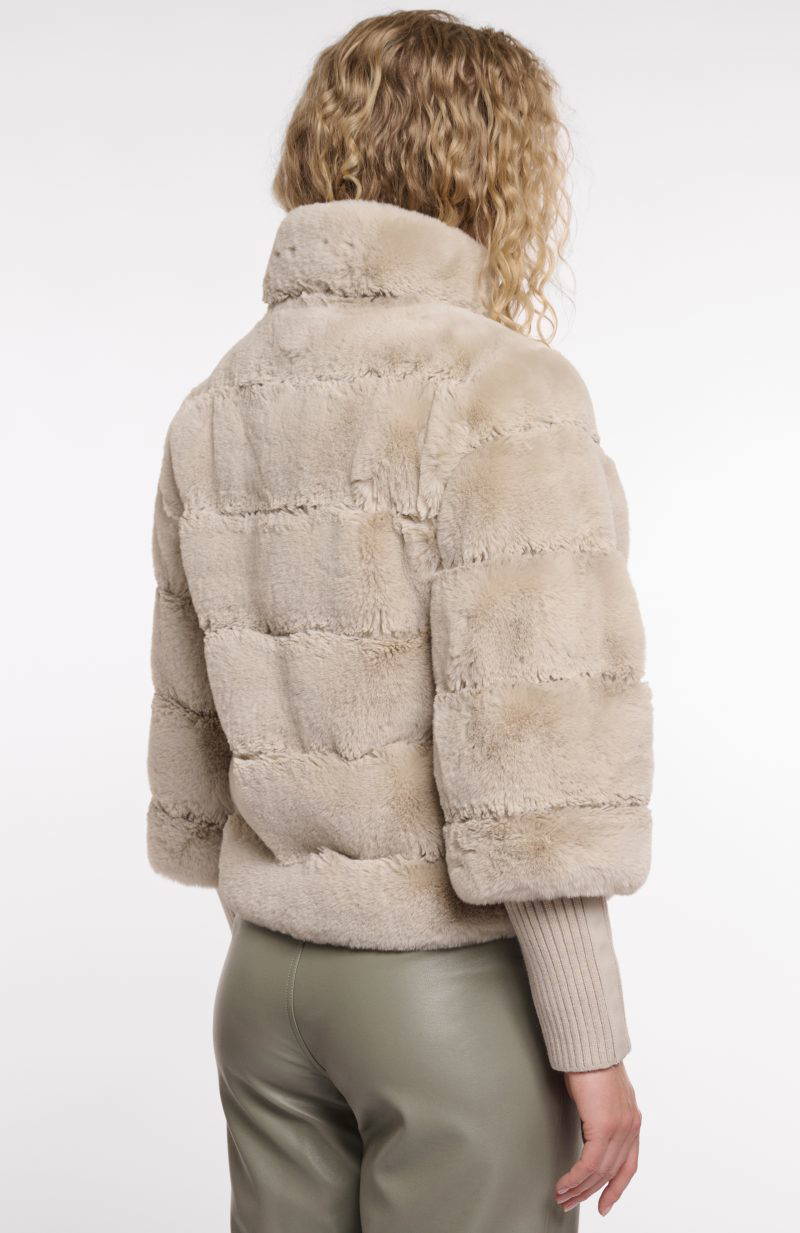 Feline Faux Fur Jacket - Image 2