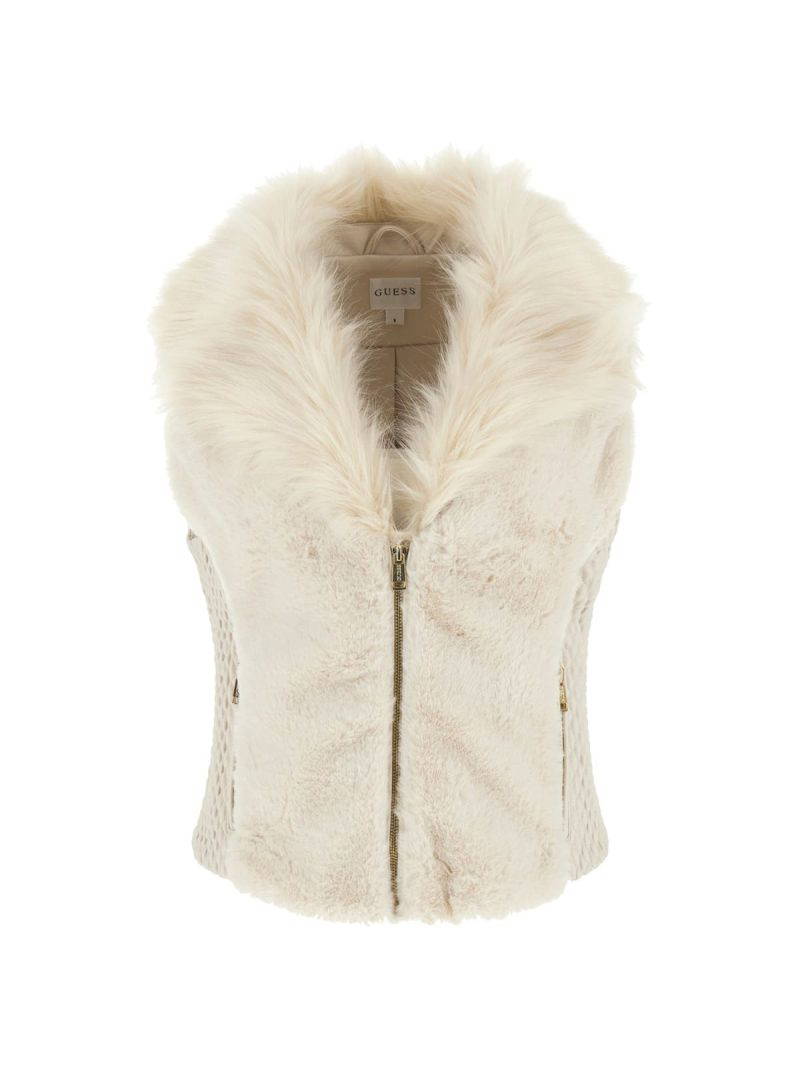 Amari Faux Fur Gilet - Image 4