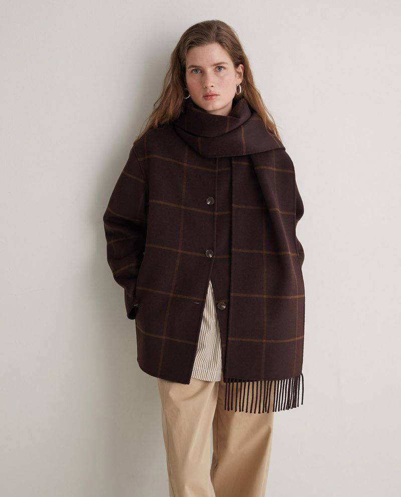 Godfy Handmade Wool Blend Coat - Image 3