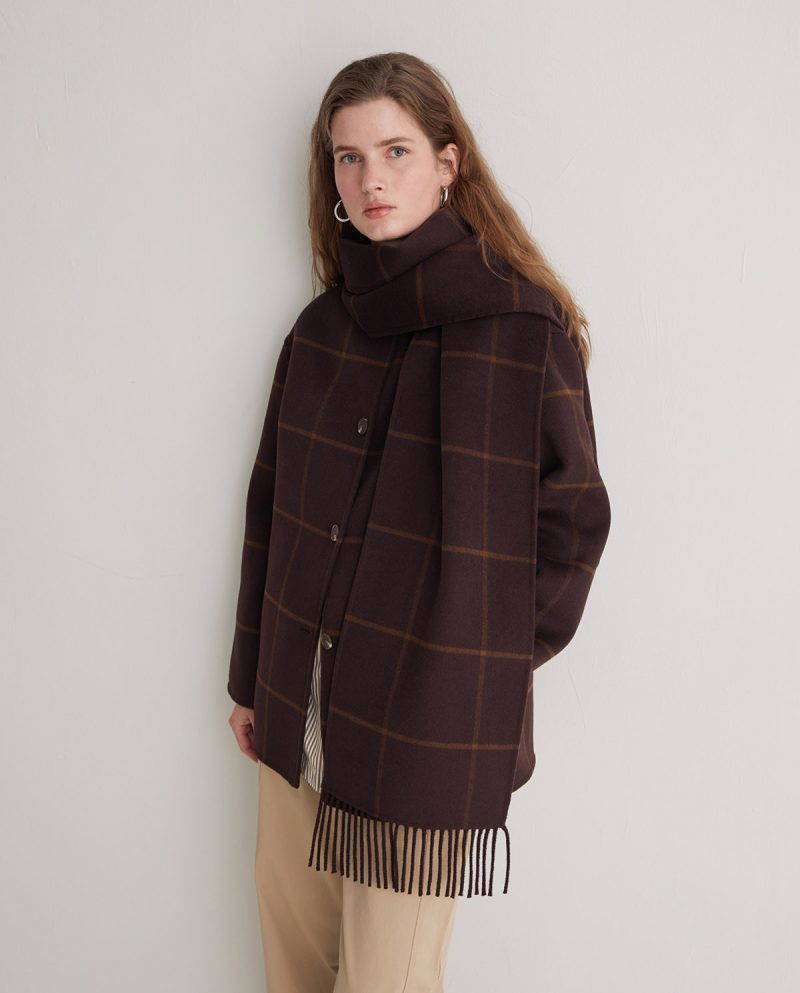Godfy Handmade Wool Blend Coat - Image 2