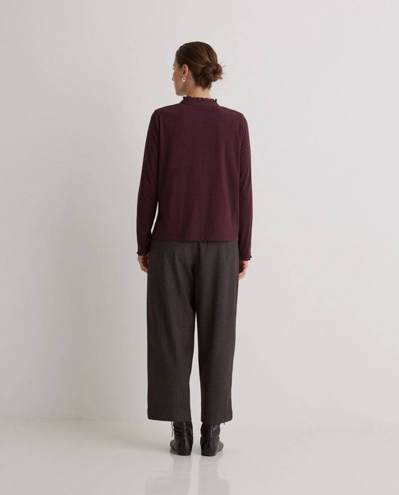 Chantal Aubergine Top - Image 4