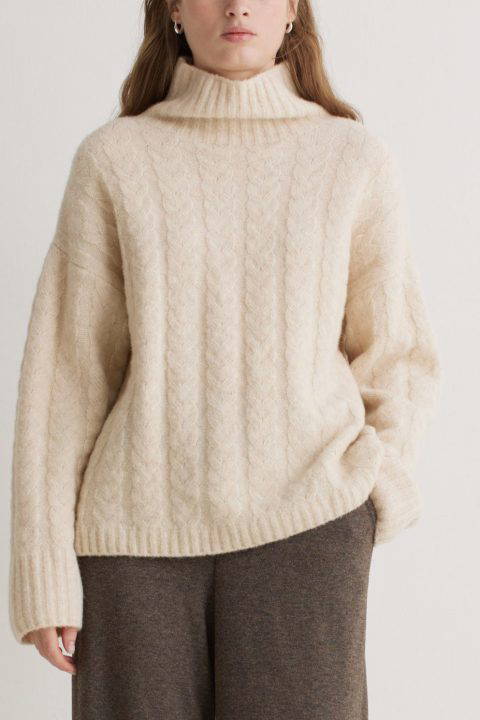Manu Cable Knit Sweater