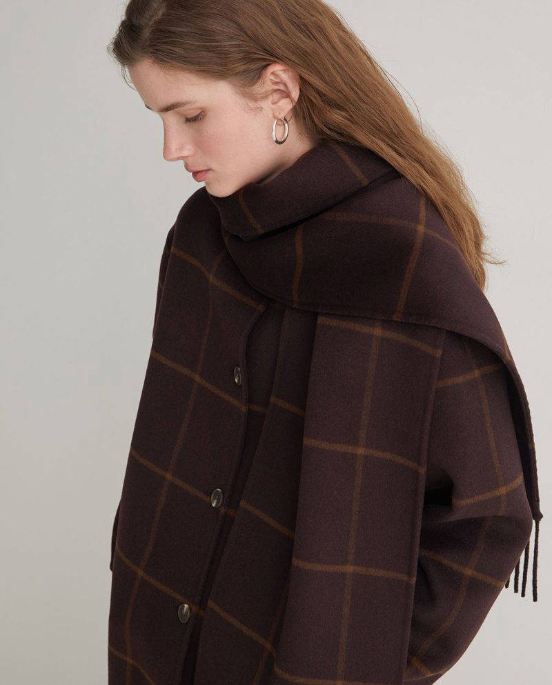 Godfy Handmade Wool Blend Coat - Image 5