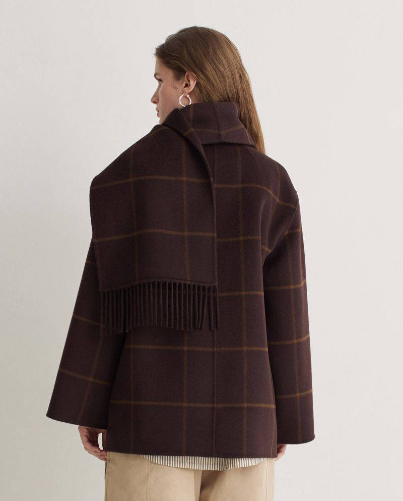 Godfy Handmade Wool Blend Coat - Image 8