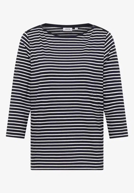 Cecil Navy Stripe Top - Image 7