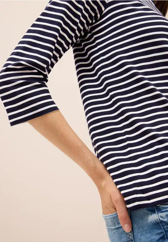 Cecil Navy Stripe Top - Image 5