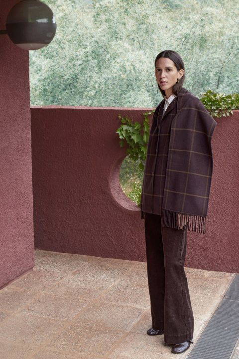Sugar Chocolate Corduroy Flared Trousers
