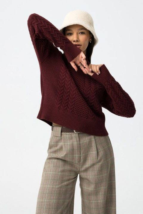 Edwina Plum Sweater