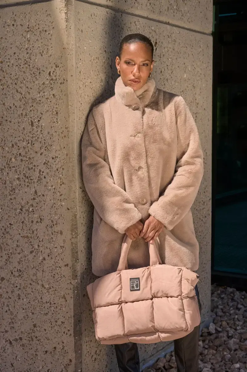 Fabienne Beige Shoulder Handbag