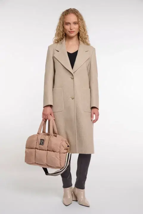 Fabienne Beige Shoulder Handbag