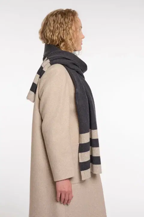 Hetty Iron Melange Scarf