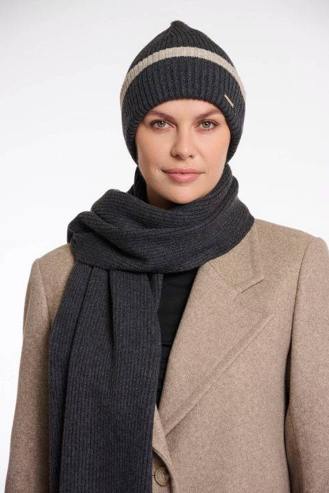 Ingrid Iron Melange Beanie