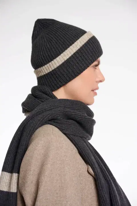 Ingrid Iron Melange Beanie