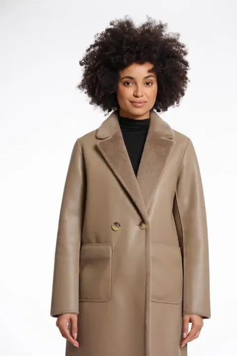 Ivon Toffee Reversible Coat