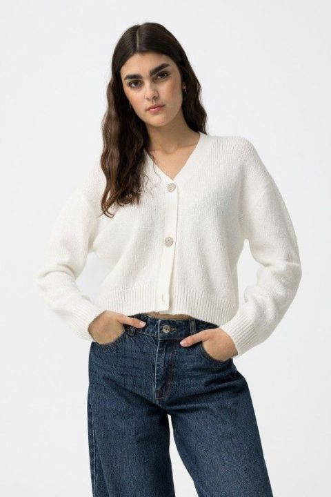 Maritza Off White Cardigan