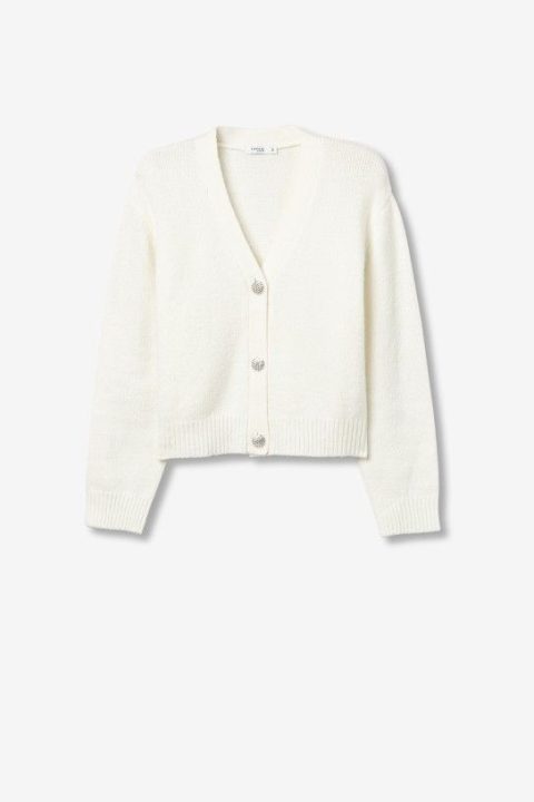Maritza Off White Cardigan