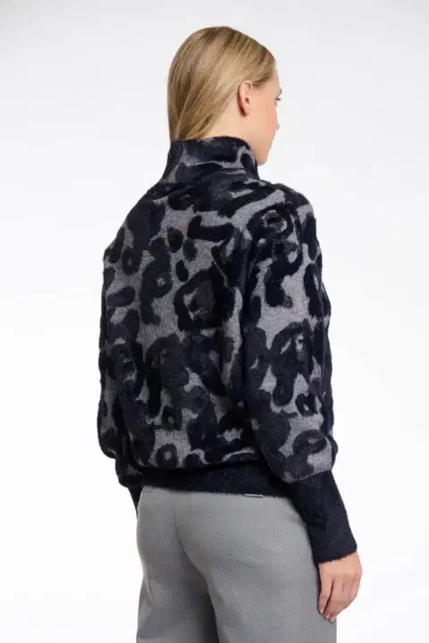 Naura Leopard Print Sweater