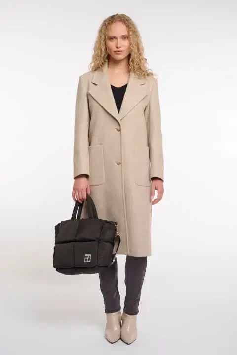 Nikita Black Padded Handbag