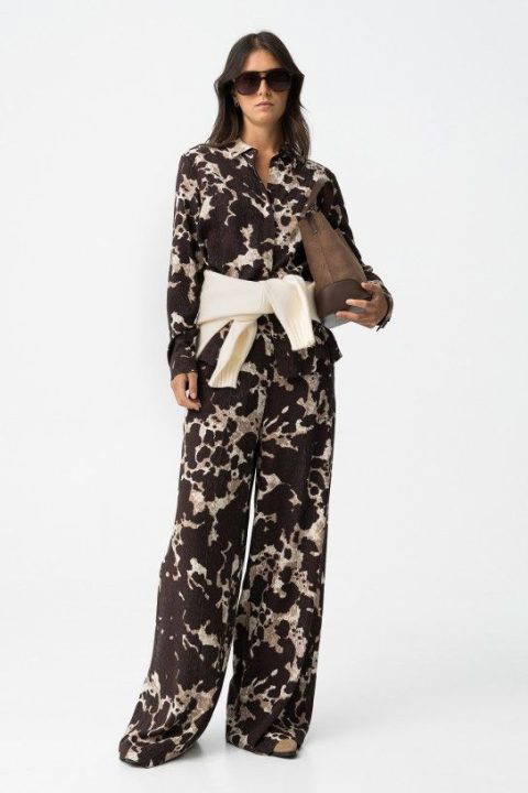 Qatar Animal Print Trousers