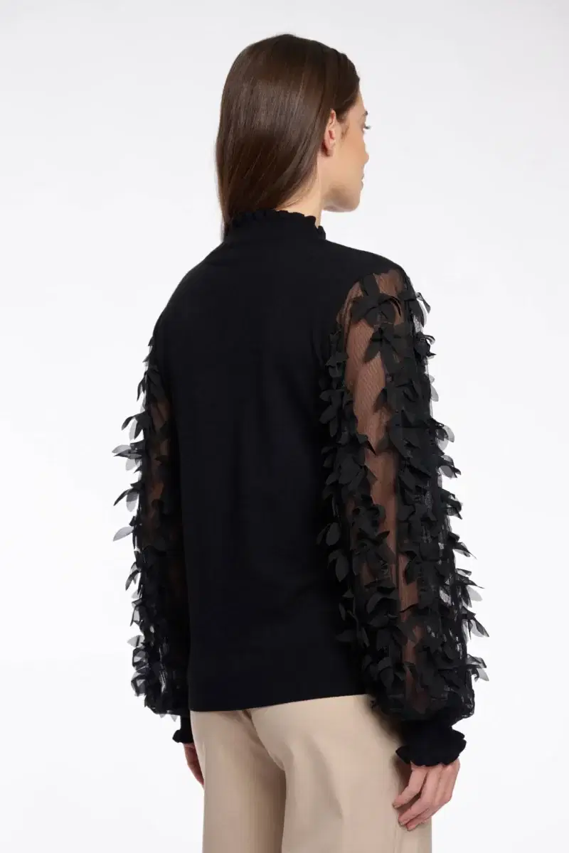 Romi Black Sweater - Image 3