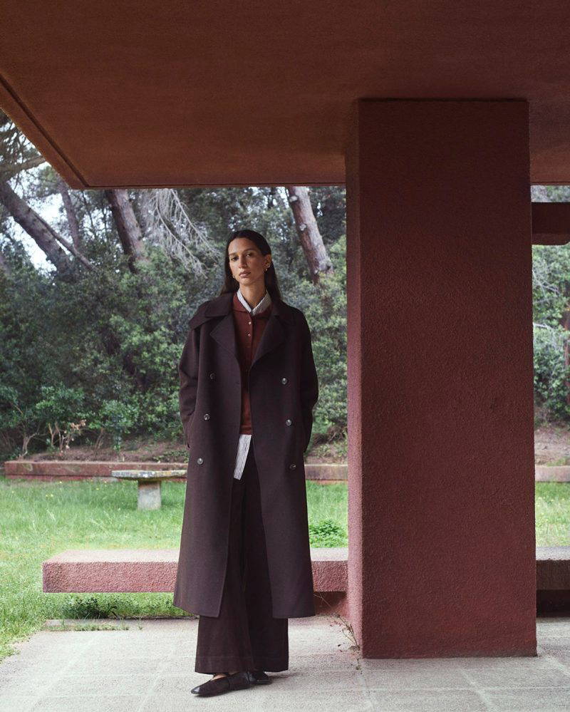 Ralphie Chocolate Long Coat
