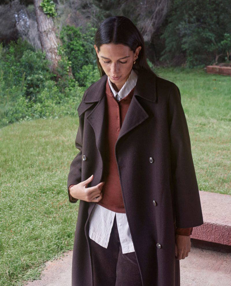 Ralphie Chocolate Long Coat - Image 2
