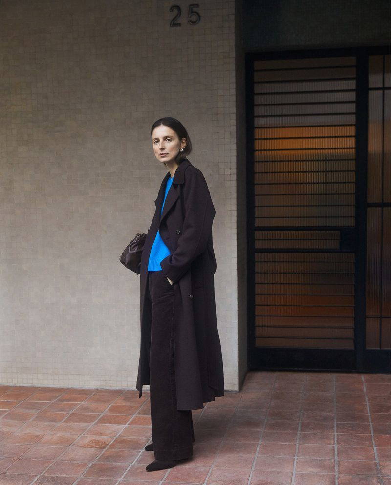 Ralphie Chocolate Long Coat - Image 3