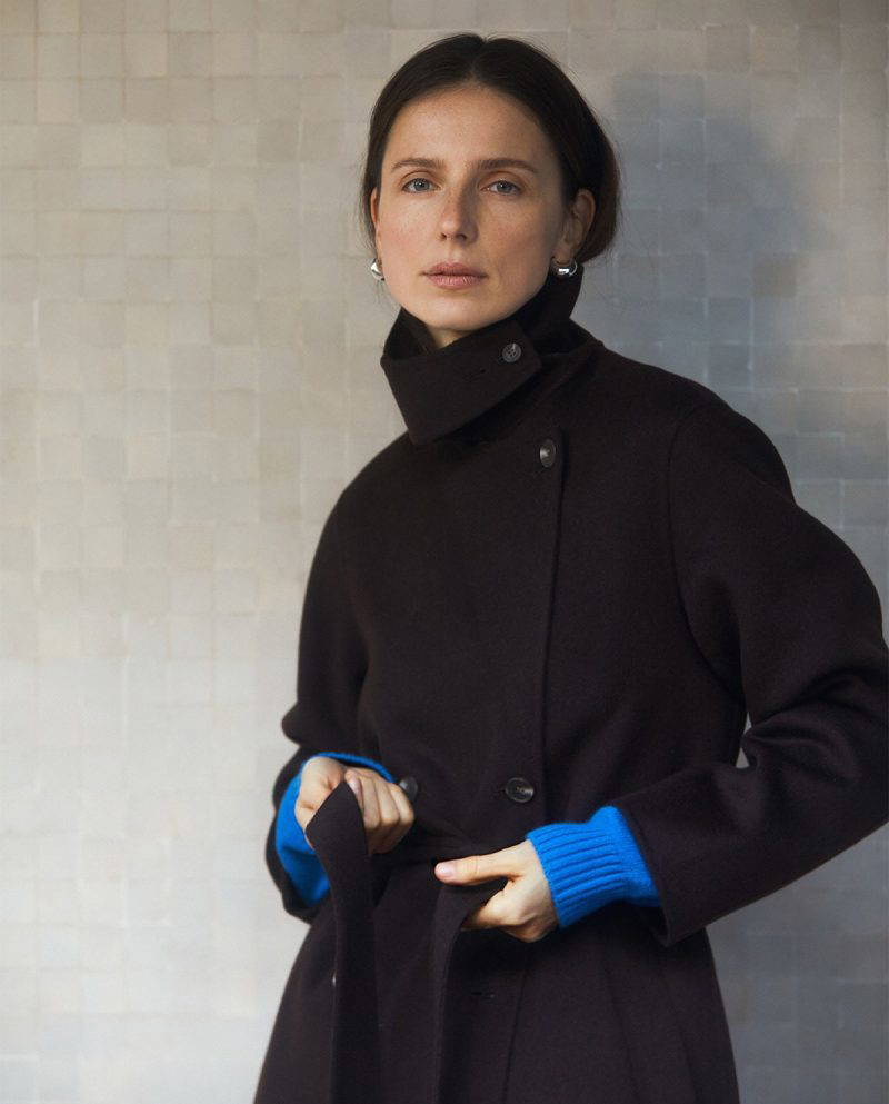Ralphie Chocolate Long Coat - Image 4