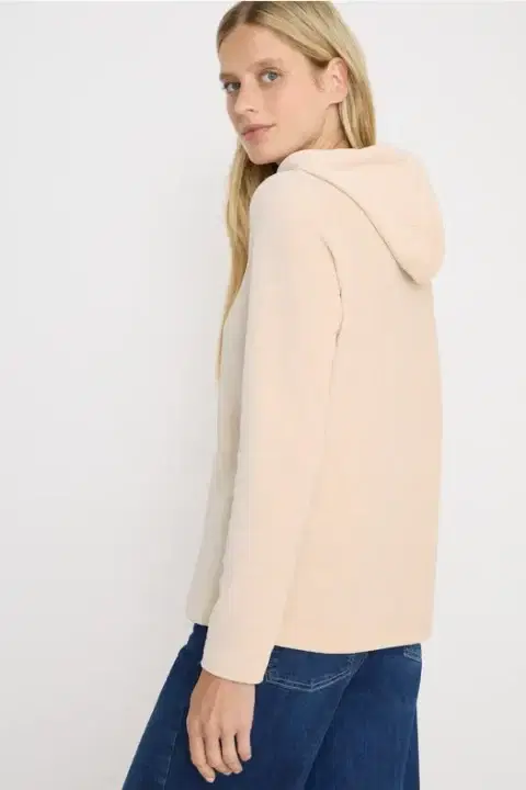 Cecil Beige Corduroy Hoodie