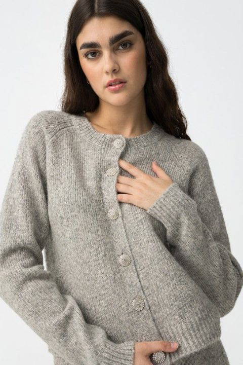 Cimatolege Grey Cardigan