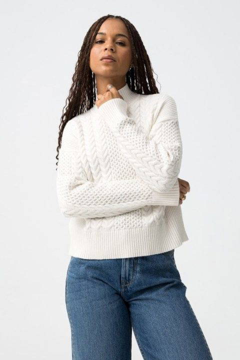 Edwina White Sweater