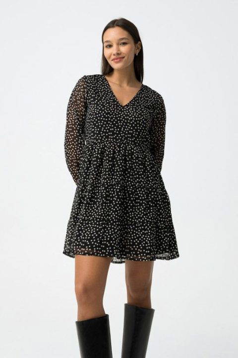 Fuego Polka Dot Dress