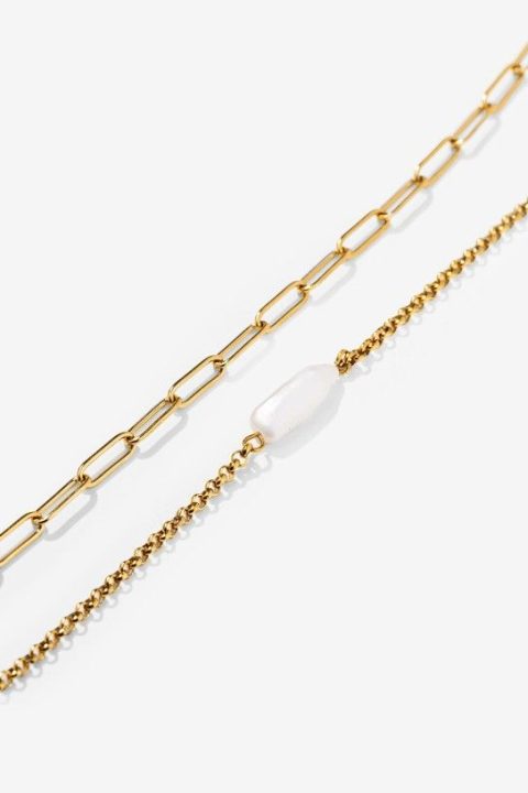 Jade Gold Necklace