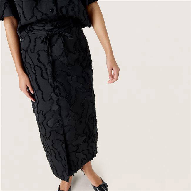Nadia Texture Midi Skirt - Image 3