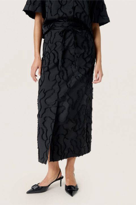 Nadia Texture Midi Skirt